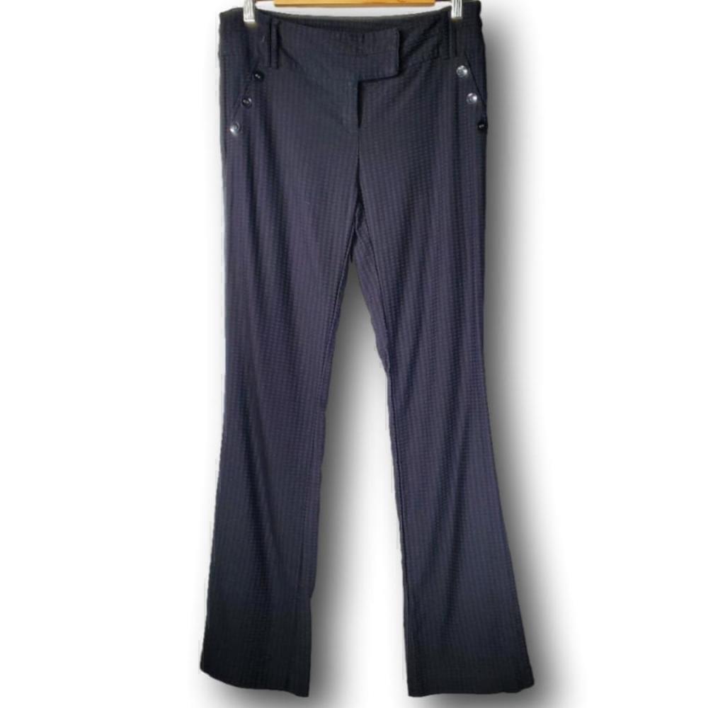 Joe B Waffle Knit Button Pocket Trouser Slacks Black Size 7 Juniors